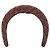 Fascia per capelli Chanel Coco Mark in tweed rosso - vista 3
