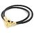 Bracciale Charm Glenan Double Tour Hermès Nero