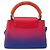 Borsa a tracolla Louis Vuitton Capucines Rosso - vista 3