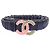 Chanel Gürtel Schwarz und Rosa Pink