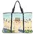 Borsa Louis Vuitton Aiol Cabas GM Beige Blu chiaro