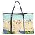 Borsa Louis Vuitton Aiol Cabas GM Beige Blu chiaro - vista 2