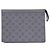Louis Vuitton Taiga Lama Pochette Voyage Argento Metallico