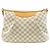 Borsa a tracolla Louis Vuitton Damier Azur Siracusa MM Bianco Blu - vista 2