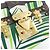 Borsa a tracolla Louis Vuitton Petite Malle M41555 Marrone Verde Verde chiaro - vista 4