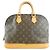 Louis Vuitton Monogram Alma PM Handtasche Braun