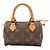 Borsa a mano Louis Vuitton Monogram Mini Speedy Marrone Monogramma - vista 2