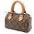 Borsa a mano Louis Vuitton Monogram Mini Speedy Marrone Monogramma - vista 3