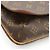 Borsa a tracolla lunga Louis Vuitton Monogram Musette Tango Marrone Monogramma - vista 4