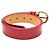 Cintura Louis Vuitton Monogram Vernis Rosso - vista 3