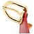 Cintura Louis Vuitton Monogram Vernis Rosso - vista 4