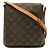 Borsa a tracolla lunga Louis Vuitton Monogram Musette Salsa Marrone