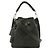 Louis Vuitton Monogram Mahina Moulia Leder Tote Bag Schwarz - Ansicht 2