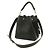 Louis Vuitton Monogram Mahina Moulia Leder Tote Bag Schwarz - Ansicht 3