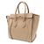 Céline Borsa Tote Celine Luggage Micro Shopper - Pelle Beige - vista 3