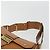 Borsa a tracolla Christian Dior Street Chic in pelle marrone e oro Auth 195980V D'oro - vista 8