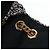 Dolce & Gabbana Borsa a tracolla DOLCE&GABBANA Devotion con catena in tweed nero e oro Auth BA14821SAM - vista 20