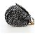 Dolce & Gabbana Borsa a tracolla DOLCE&GABBANA Devotion con catena in tweed nero e oro Auth BA14821SAM - vista 4