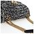 Dolce & Gabbana Borsa a tracolla DOLCE&GABBANA Devotion con catena in tweed nero e oro Auth BA14821SAM - vista 6