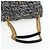Dolce & Gabbana Borsa a tracolla DOLCE&GABBANA Devotion con catena in tweed nero e oro Auth BA14821SAM - vista 7