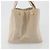 Borsa a mano PRADA Canapa MM Canvas Beige Gold Auth 196635A D'oro - vista 4