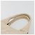 Borsa a mano PRADA Canapa MM Canvas Beige Gold Auth 196635A D'oro - vista 8