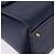 Borsa a tracolla VALENTINO in pelle blu navy e oro Auth BA14965 - vista 10