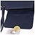 Borsa a tracolla VALENTINO in pelle blu navy e oro Auth BA14965 - vista 11