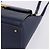 Borsa a tracolla VALENTINO in pelle blu navy e oro Auth BA14965 - vista 14