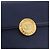 Borsa a tracolla VALENTINO in pelle blu navy e oro Auth BA14965 - vista 17
