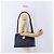 Borsa a tracolla VALENTINO in pelle blu navy e oro Auth BA14965 - vista 23
