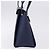Borsa a tracolla VALENTINO in pelle blu navy e oro Auth BA14965 - vista 4