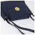 Borsa a tracolla VALENTINO in pelle blu navy e oro Auth BA14965 - vista 7