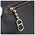 Borsa a tracolla Christian Dior in pelle nera e oro Auth 196415 Nero - vista 17
