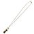 Collana Miu Miu Metal Gold Tone Auth 196475V - vista 2