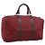 Christian Dior Trotter Canvas Boston Bag Wildleder Rot Gold Auth ka5703 Golden
