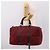 Christian Dior Trotter Canvas Boston Bag Wildleder Rot Gold Auth ka5703 Golden - Ansicht 20