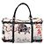 Borsa Salvatore Ferragamo Canvas 2way White Silver Auth 198313A Argento Bianco - vista 2