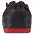 Borsa a tracolla LOUIS VUITTON Epi Noe Nero Rosso M44017 LV Auth BA14890A - vista 2