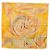 Hermès Foulard HERMES Carre 90 "FEUX DU CIEL" Seta Giallo Auth 196844M