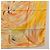 Hermès Foulard HERMES Carre 90 "FEUX DU CIEL" Seta Giallo Auth 196844M - vista 10