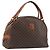 Céline Borsa a mano CELINE Macadam Canvas PVC Leather Brown Gold Auth mr2825 Marrone D'oro