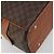 Céline Borsa a mano CELINE Macadam Canvas PVC Leather Brown Gold Auth mr2825 Marrone D'oro - vista 14