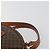 Céline Borsa a mano CELINE Macadam Canvas PVC Leather Brown Gold Auth mr2825 Marrone D'oro - vista 8