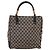 Borsa a mano GUCCI GG Canvas Bamboo Beige Nero 112530 Auth ep15670 - vista 13
