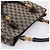 Borsa a mano GUCCI GG Canvas Bamboo Beige Nero 112530 Auth ep15670 - vista 6