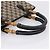 Borsa a mano GUCCI GG Canvas Bamboo Beige Nero 112530 Auth ep15670 - vista 7