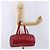 Borsa a mano LOUIS VUITTON Epi Soufflot Rossa M52227 LV Auth 195555V Rosso - vista 22