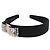 Salvatore Ferragamo Vala Katyusha Canvas Black Auth BA15217A Nero - vista 2