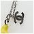 Collana CHANEL COCO Metallo Argento CC Auth 196476SAM - vista 10